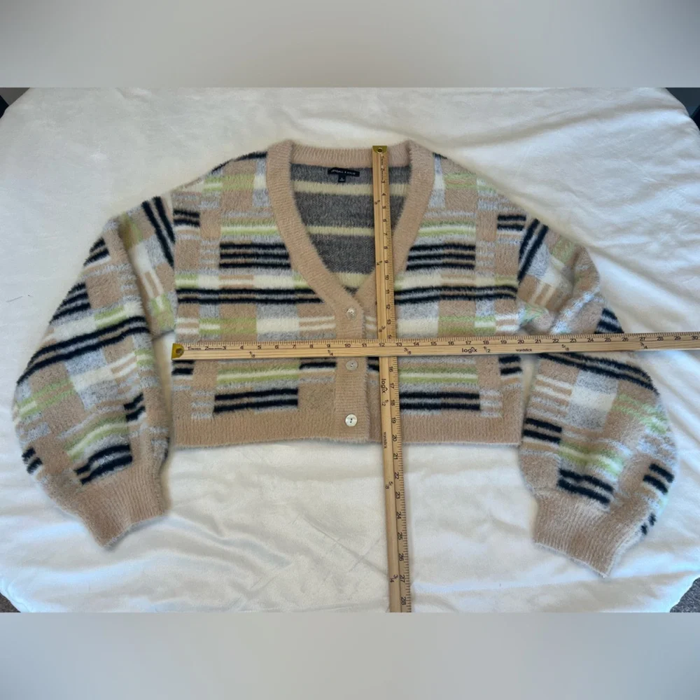 Kendall &‎ Kylie Multicolor Striped Cardigan